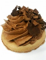 Macaron mousse chocolat amer